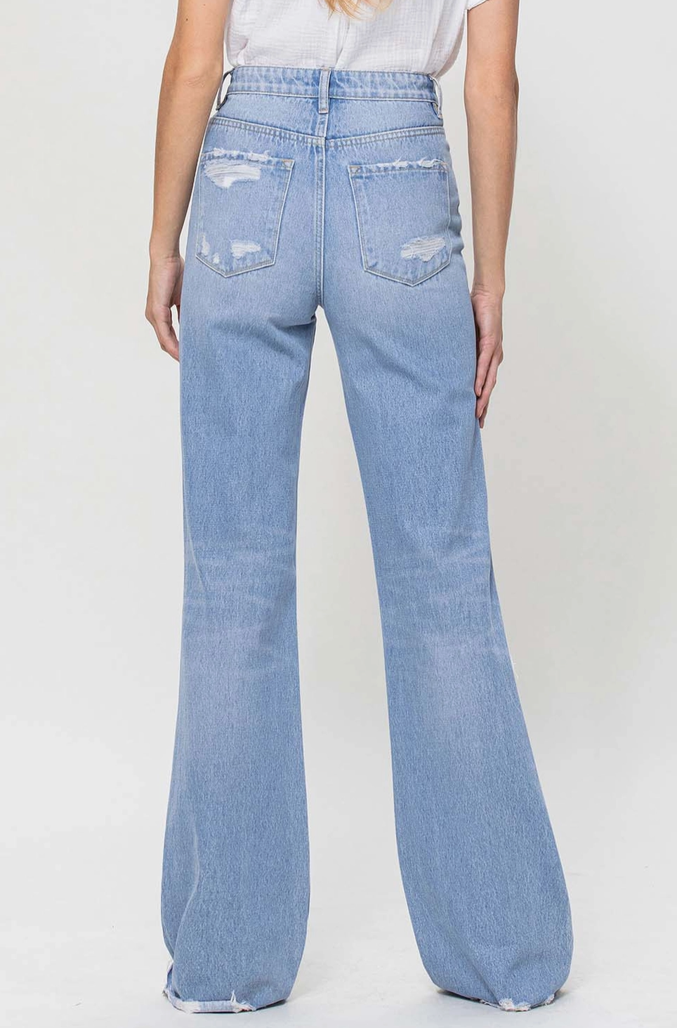 Flying Monkey 90's Vintage Super High Rise Flare Jeans