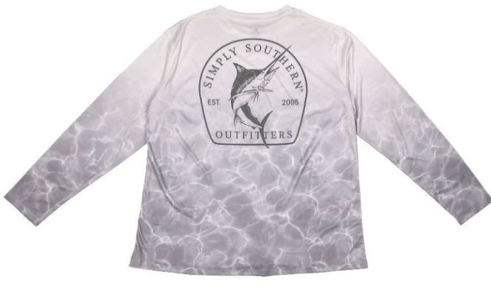 Simply Southern Men's Rash Guard in Marlin