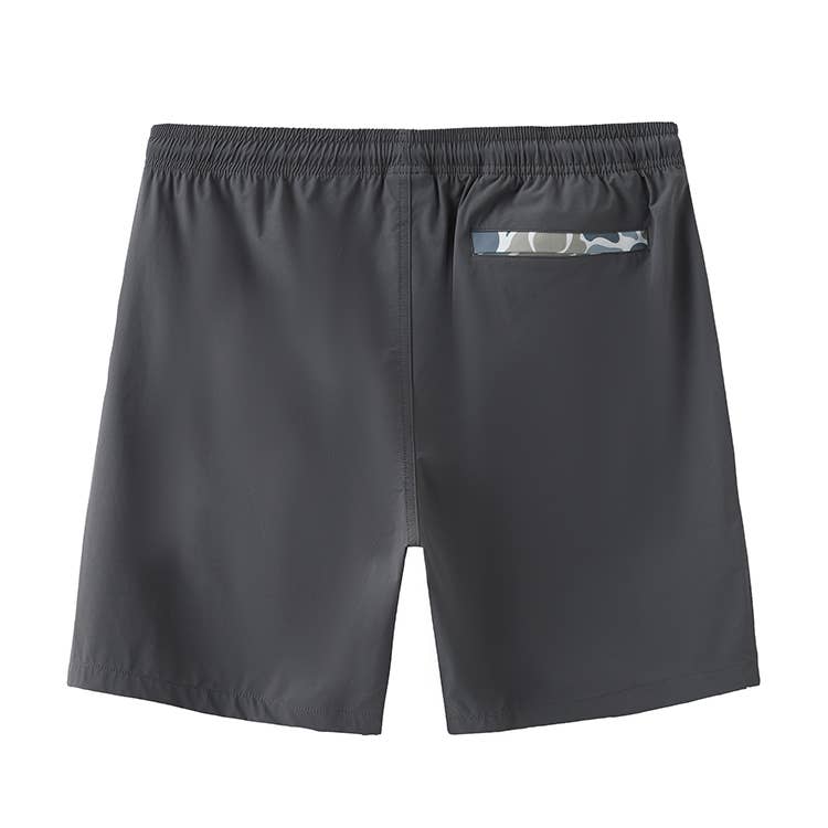 Honey Hole Outdoor Weekender Shorts in Grey