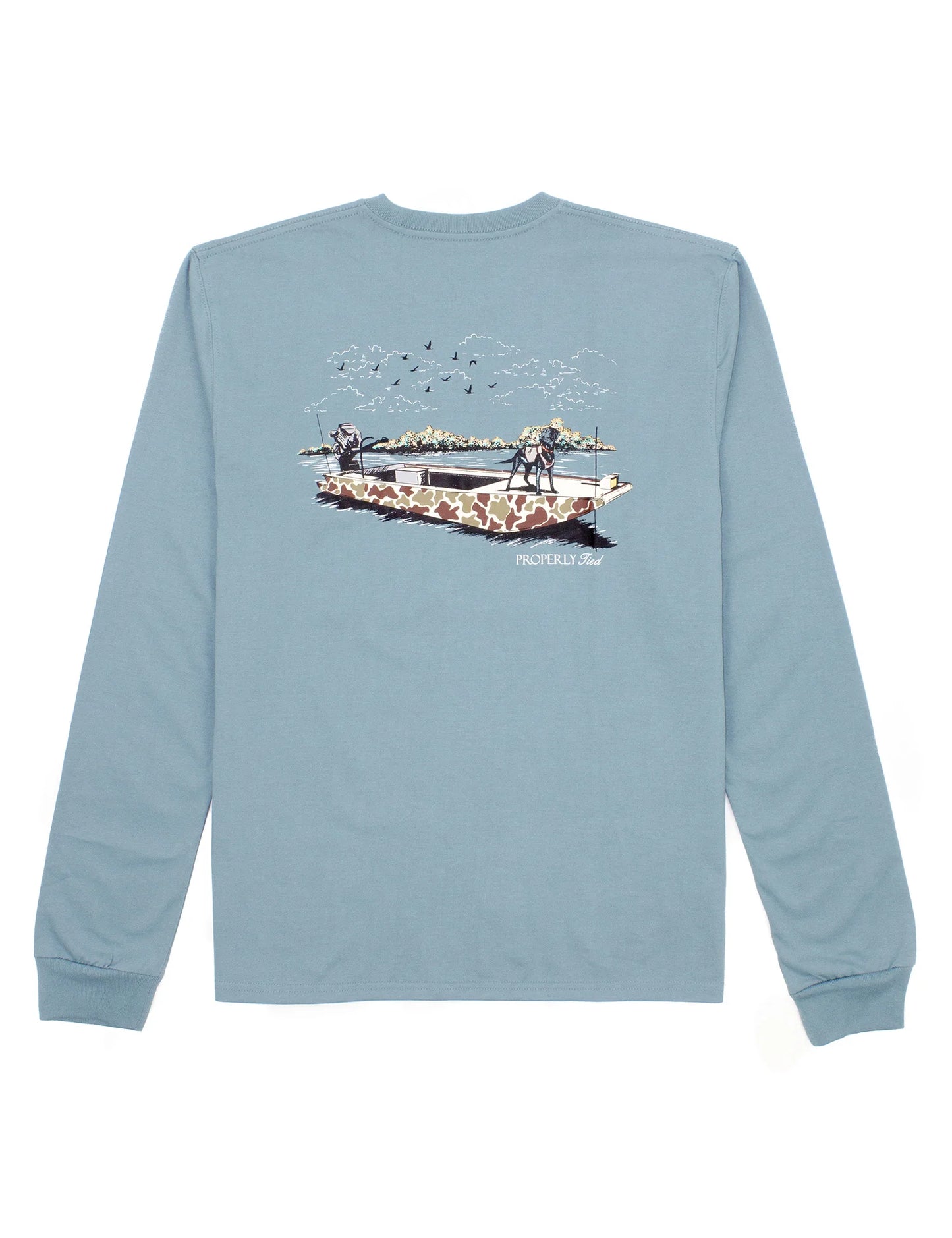 Boys Properly Tied Boat Ride Long Sleeve Tee